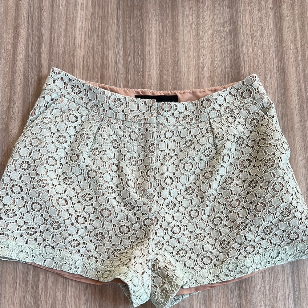 Victoria Beckham for Target Green High Waist Shorts